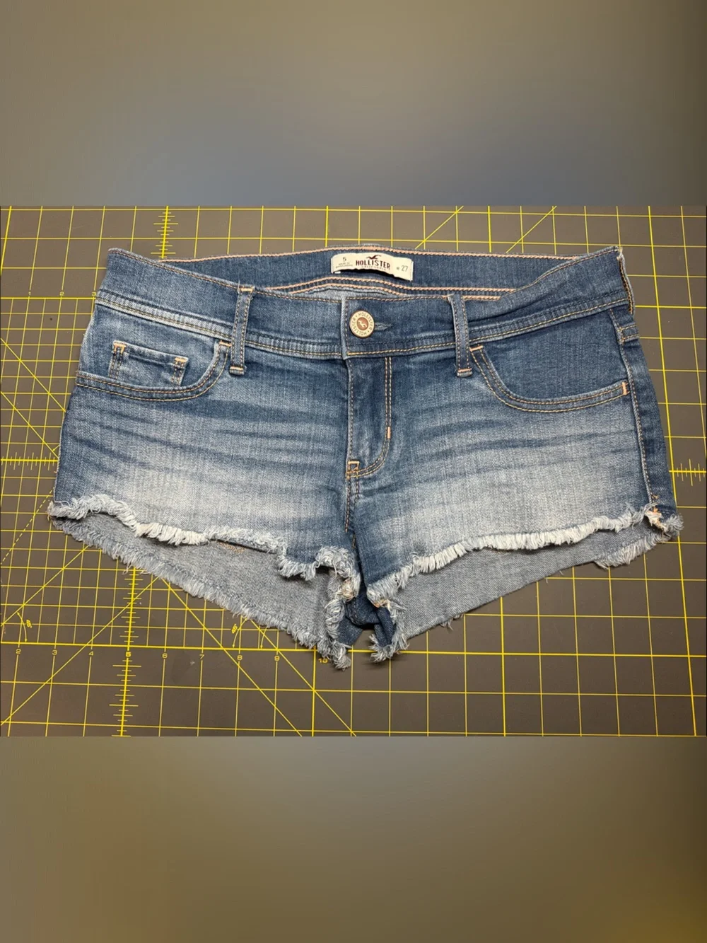 Hollister Blue Denim Jean Shorts